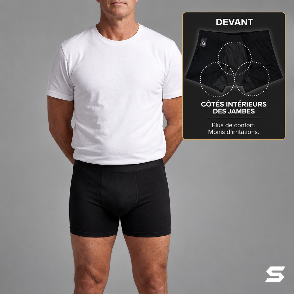 Boxers de protection intégrale pour homme